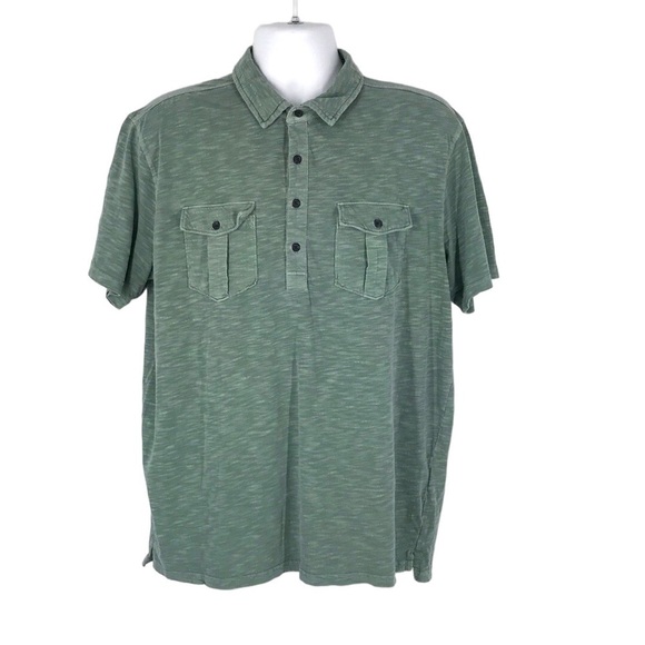 Prana Men's Montroyal PoloShirt Mint Green Size XL